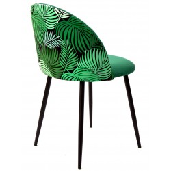 Sillon tropical terciopelo verde