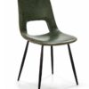 Silla cuero viejo verde DC-120