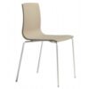 Silla Alice Tortora con patas Lino