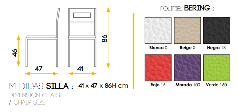 Conjunto de cocina mesa extensible cristal blanco Olivia con cuatro sillas