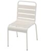 Silla Deco metal blanco vintage