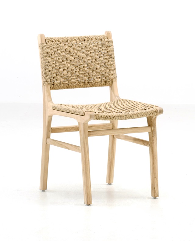 Silla natural madera teka enea Robin