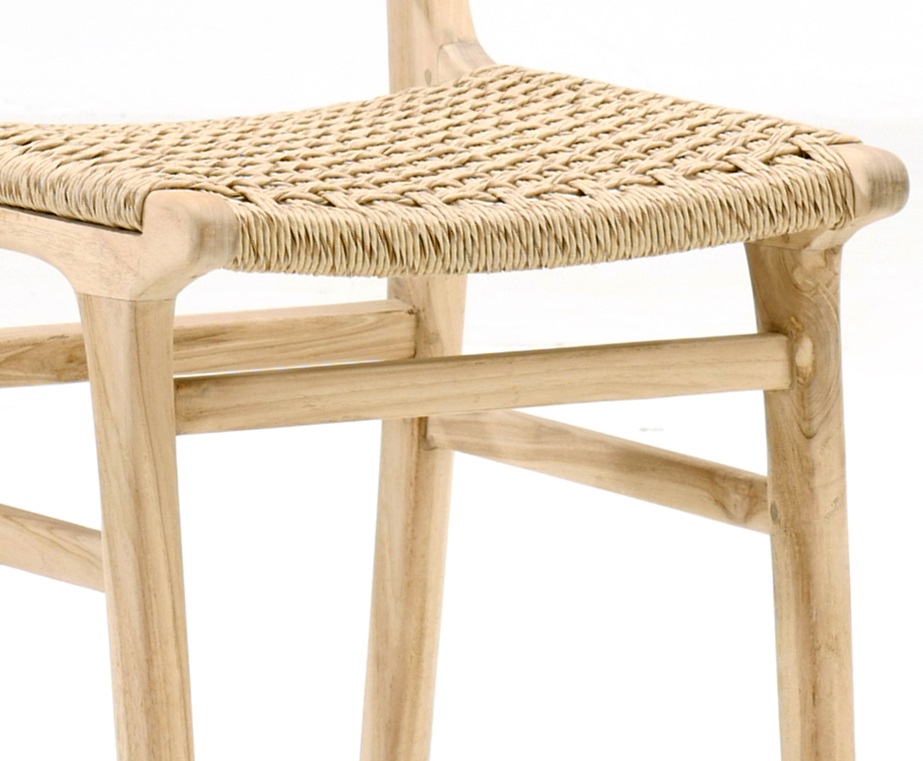 Silla natural madera teka enea Robin