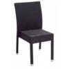 Silla Kenia rattan negro