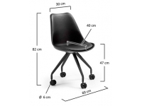 Silla tower office negro