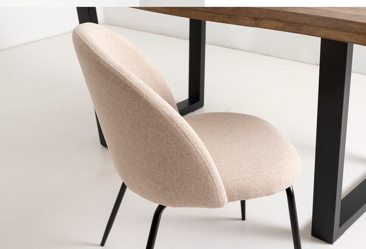 Silla Ursula loneta beige