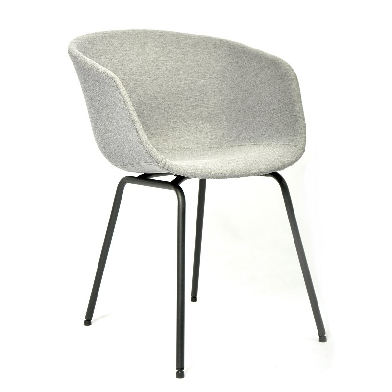 Sillon Andorra tejido gris claro