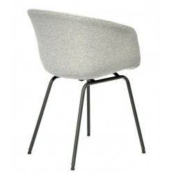 Sillon Andorra tejido gris claro