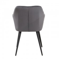 Sillon Margo velvet gris