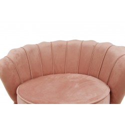 Sillón Marta velvet rosa