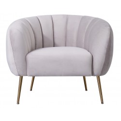 Sillón Zara velvet gris