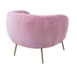 Sillón Zara velvet rosa