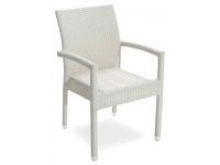 Silla Artic rattan blanco