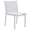 Silla terraza aluminio textilene blanco Flamingo