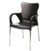 Sillon aluminio polipropileno negro Eva