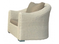 Set sofas rattan blanco alpe 5 plazas