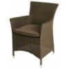 Sillon rattan envejecido marron Dallas