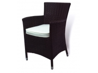 Sillon rattan negro Toula Kenia