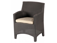 Sillon rattan negro Spring