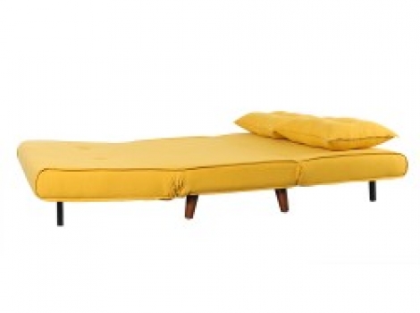 Sofá cama Valery 2 plazas liner amarillo