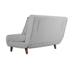 Sofá cama Valery 2 plazas liner gris claro