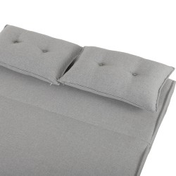 Sofá cama Valery 2 plazas liner gris claro