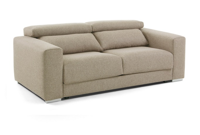 Sofa binari deslizante 3 plazas tela beige