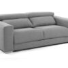 Sofa binari deslizante 3 plazas tela gris