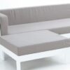 Sofa derecho dos plazas blanco Laos