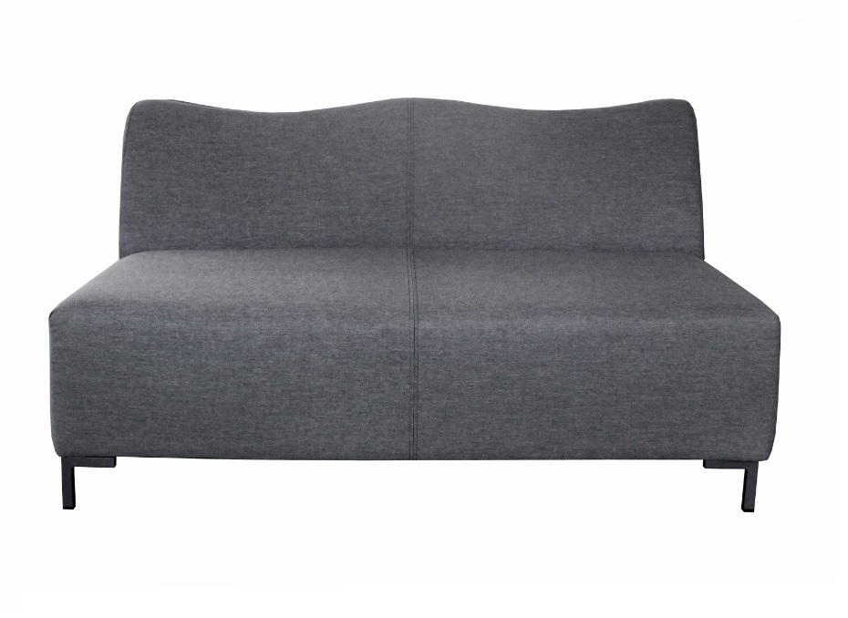 Naxos Sofa 2 plazas terraza lounge tapizado gris