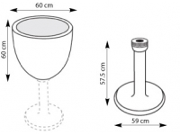 Copa Wine kit led bateria Modum